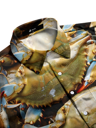 men's short sleeve shirt side view