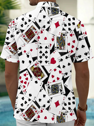 men's short sleeve shirt side view