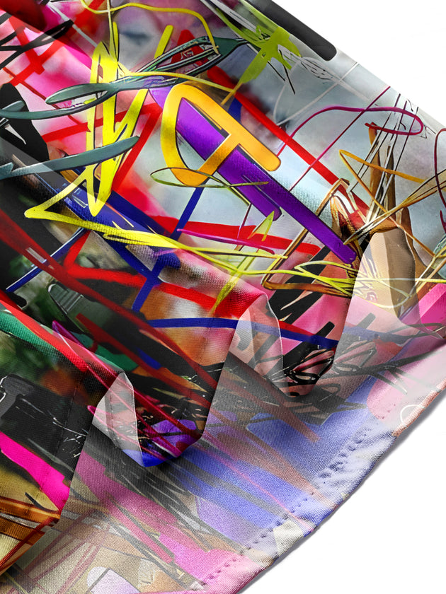 Tie Dye Men's Pocket Short Sleeve Shirts