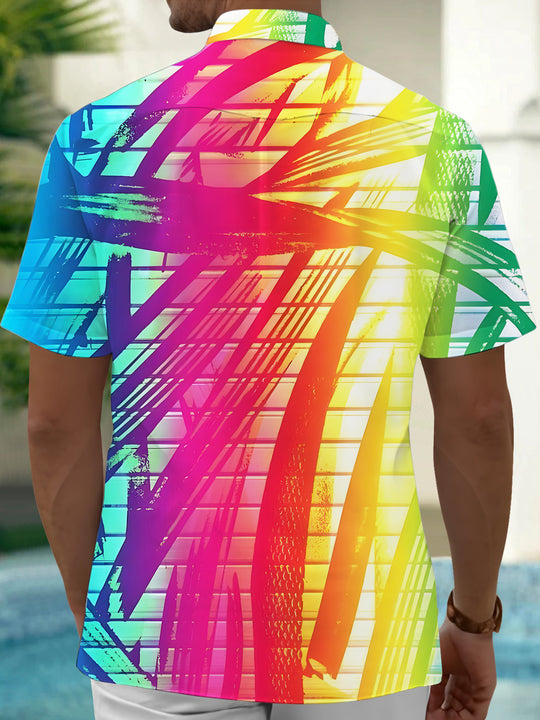 men's pocket shirt back view
