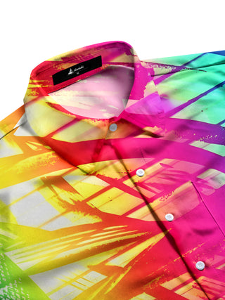 men's short sleeve shirt side view