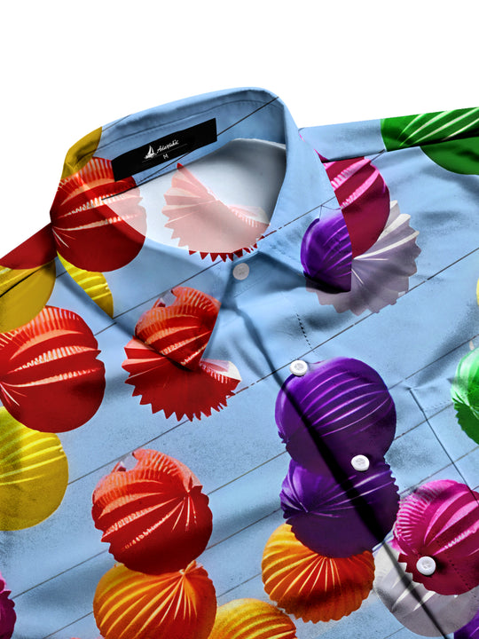 men's short sleeve shirt side view