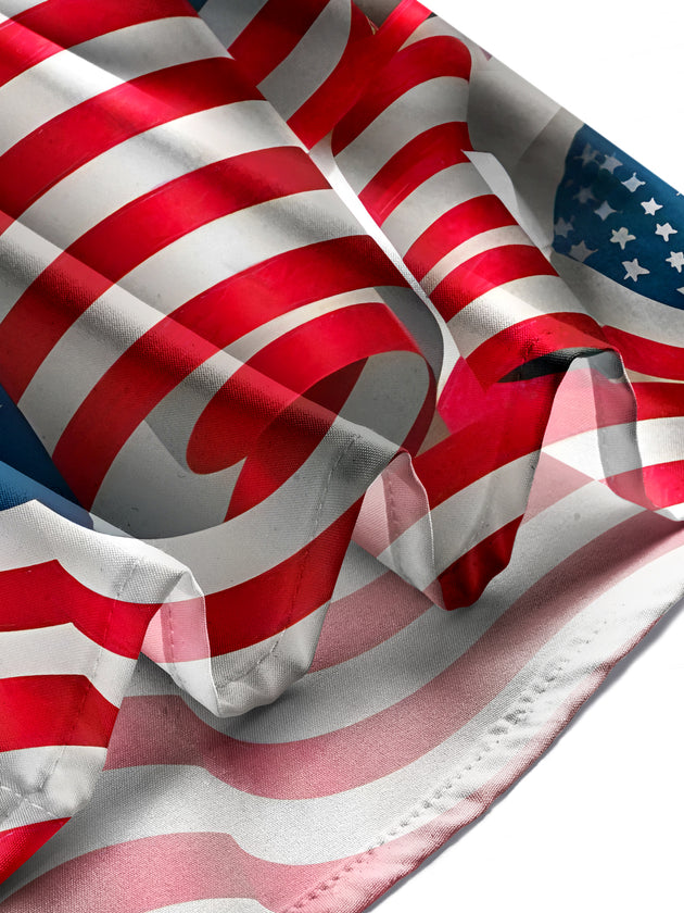 men's printed shirt Independence Day