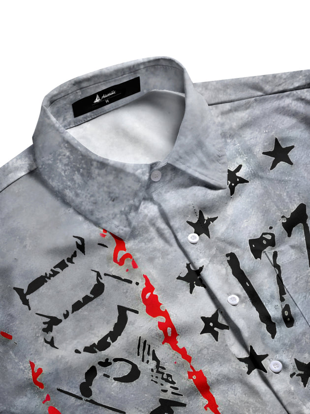 men's short sleeve shirt side view