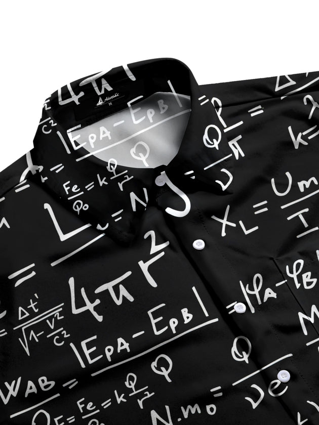 men's short sleeve shirt side view