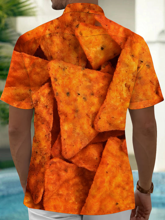 men's pocket shirt back view