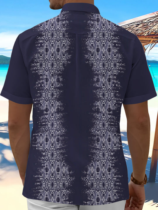 men's pocket shirt back view
