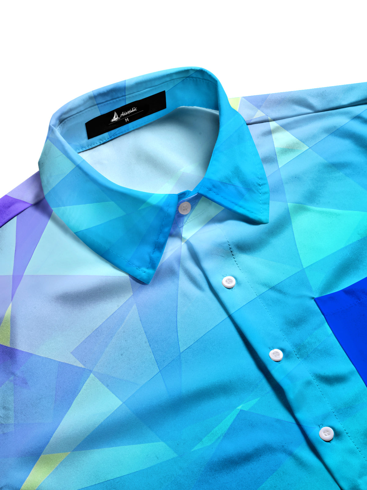 Geometry Men's Pocket Short Sleeve Shirts