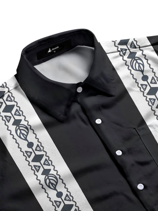 men's pocket shirt back view