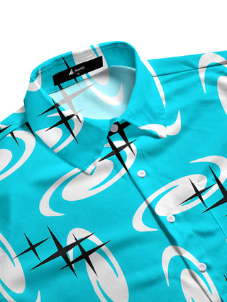 men's short sleeve shirt side view