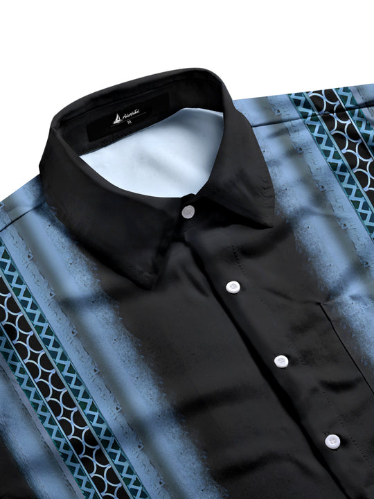 men's short sleeve shirt side view