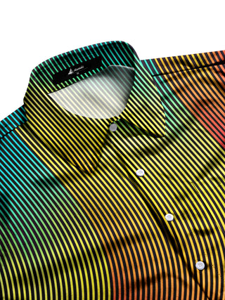men's short sleeve shirt side view