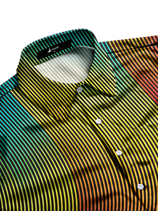 men's short sleeve shirt side view