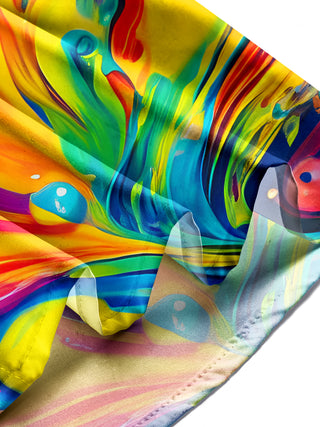 men's tie dye shirt summer vacation