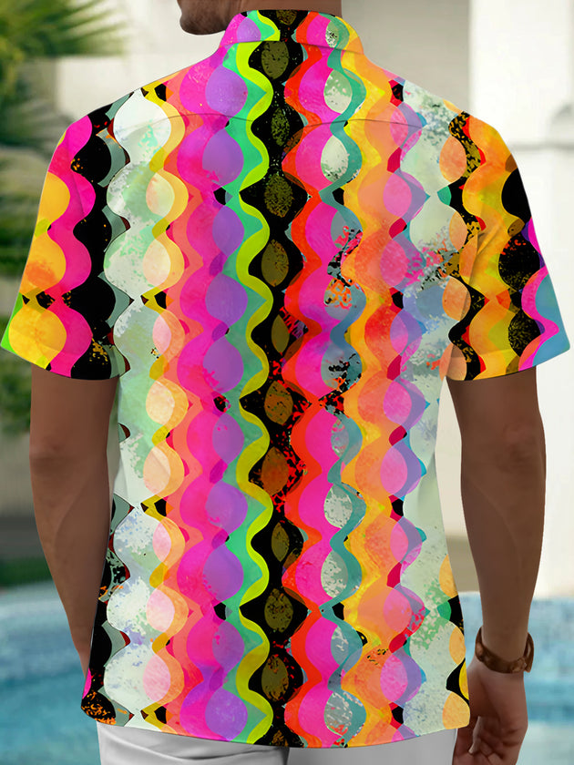 men's tye dye shirt back view