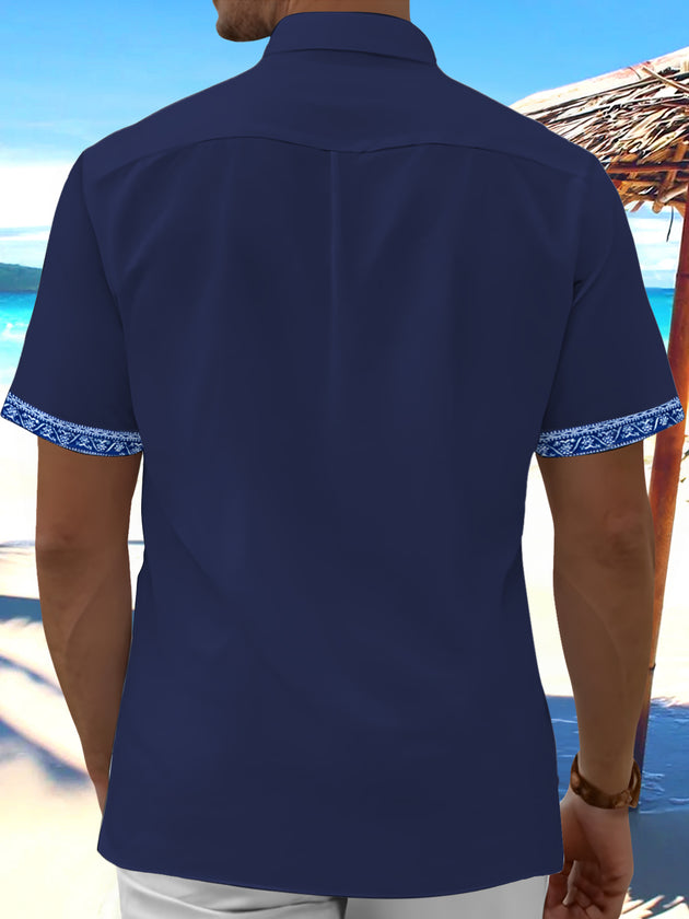 men's pocket shirt back view