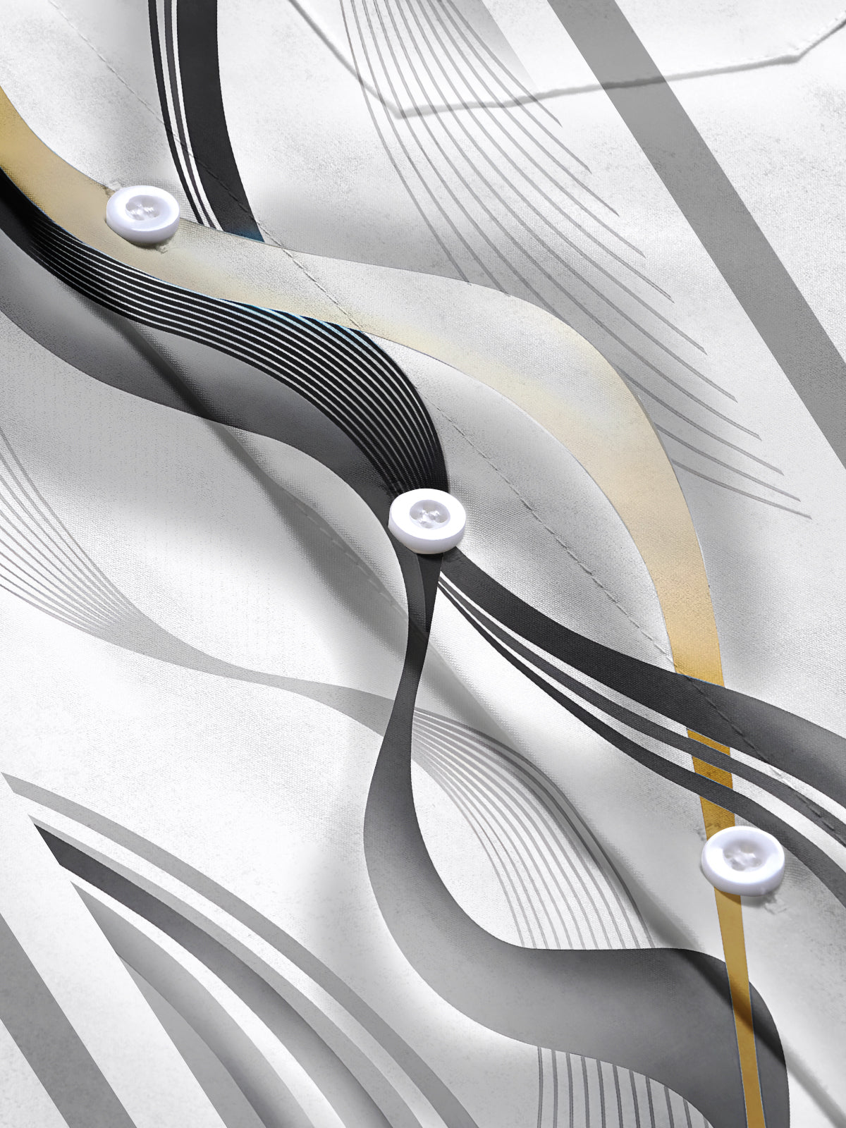 Abstract Men's Pocket Short Sleeve Shirts