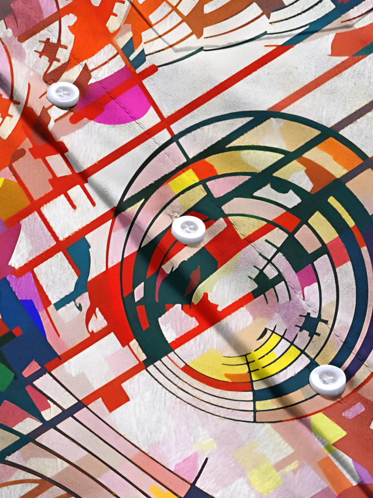 Tie Dye Men's Pocket Short Sleeve Shirts