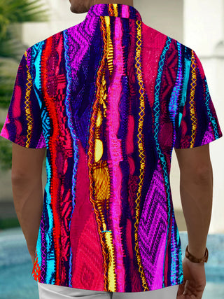 men's tye dye shirt back view
