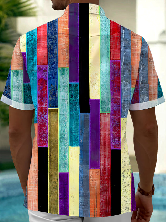 men's tye dye shirt back view