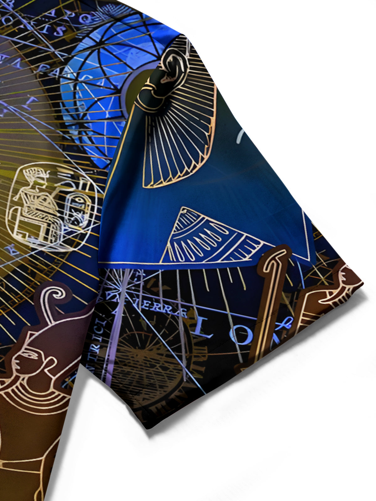 Art Print Men's Pocket Short Sleeve Shirts