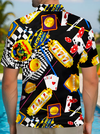 men's graphic t-shirt shirt back view