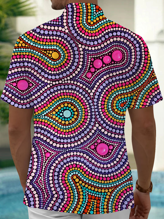 men's pocket shirt back view