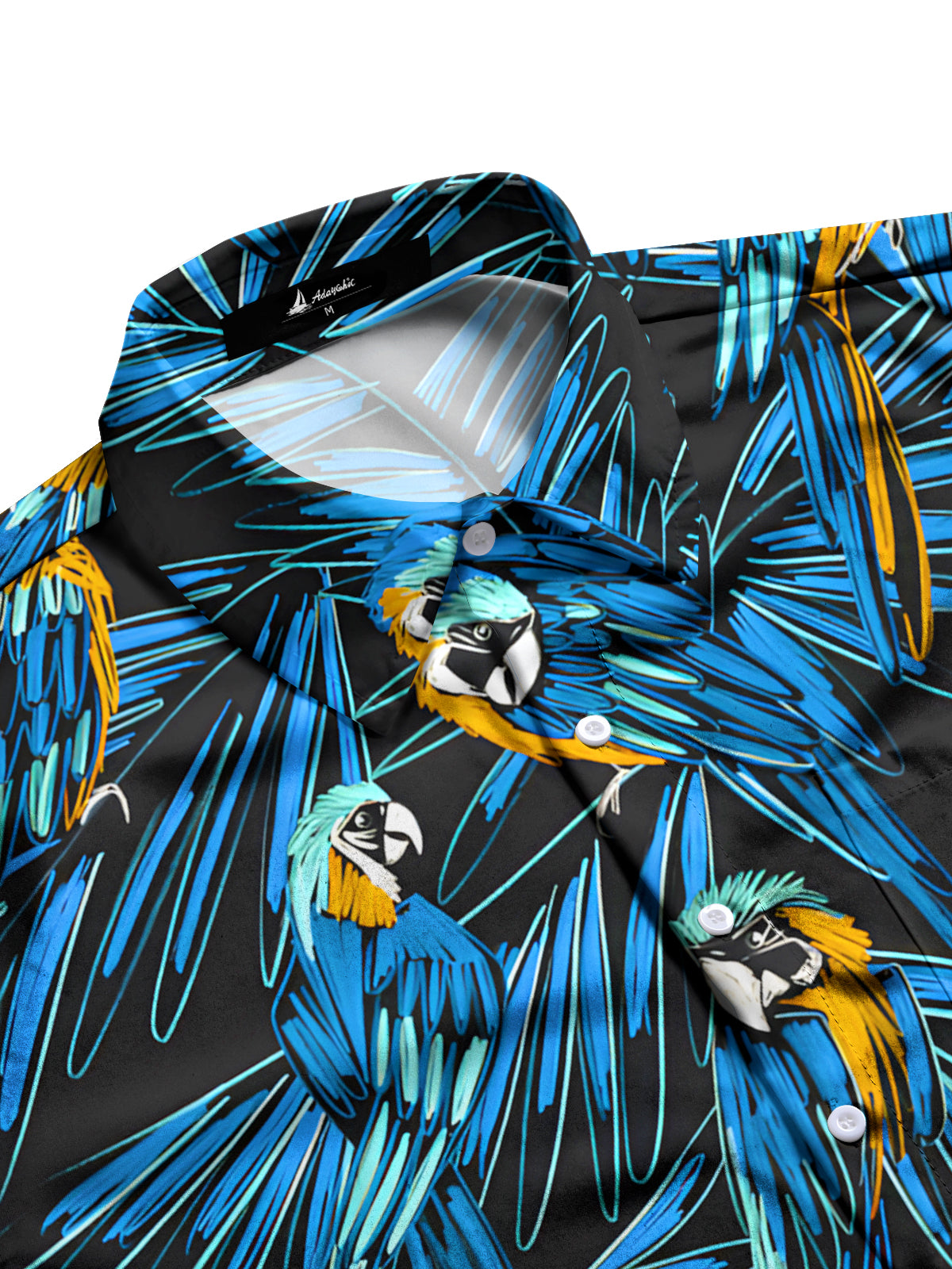 Parrot Men's Pocket Short Sleeve Shirts