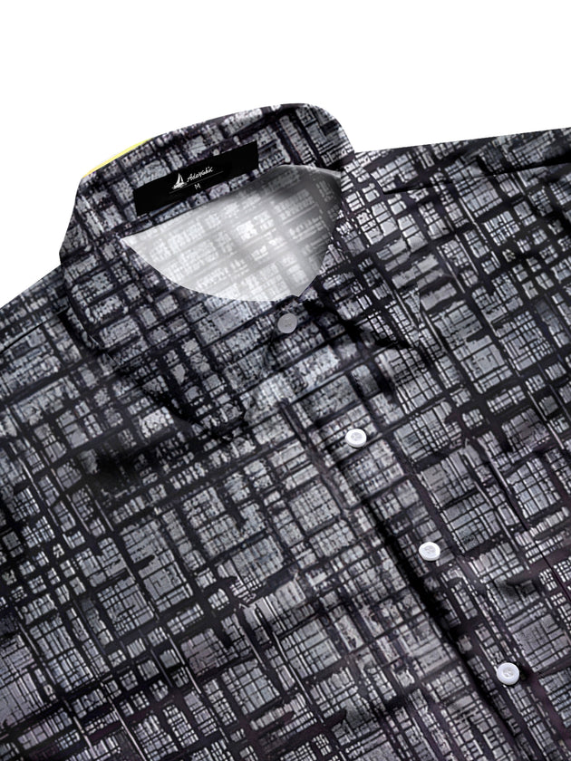 men's short sleeve shirt side view