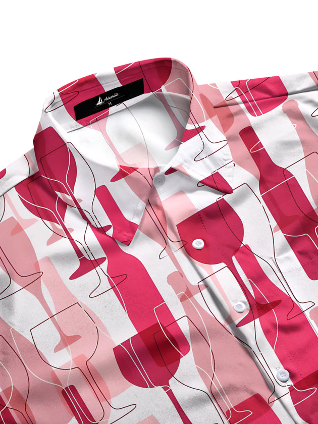 men's short sleeve shirt side view