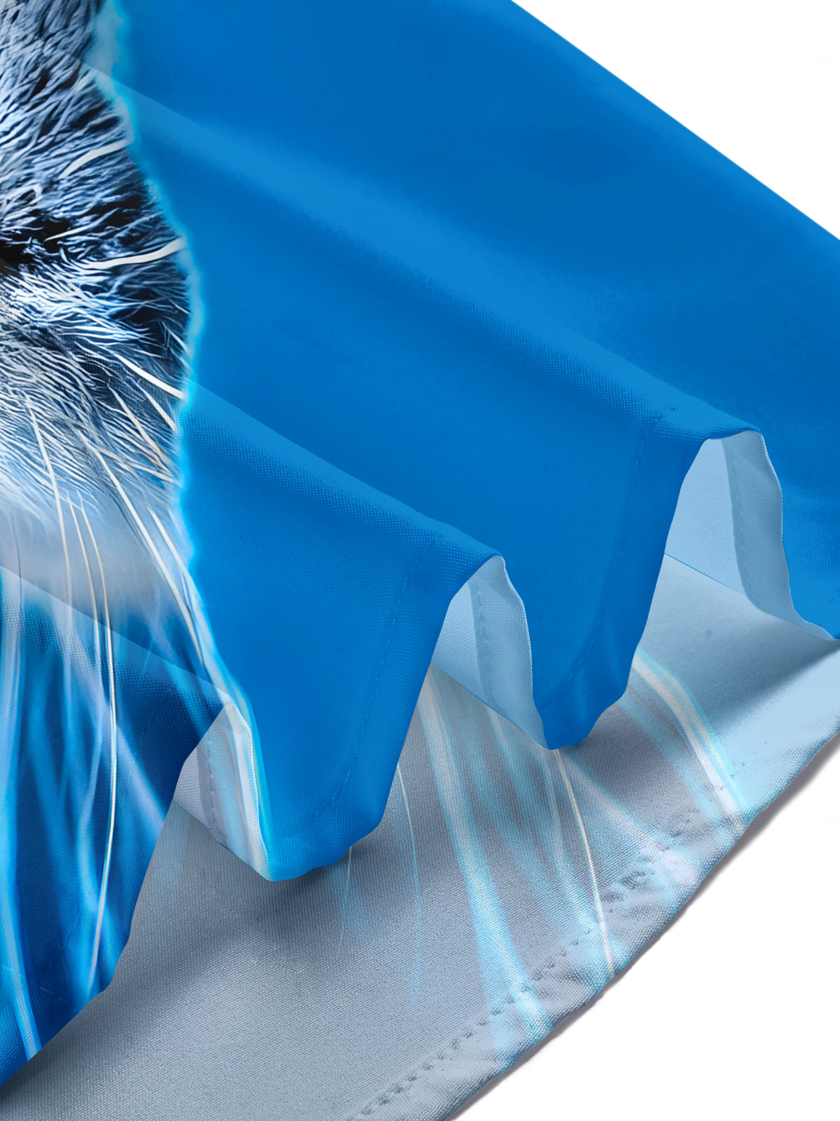 Art Cat Print Men's Pocket Short Sleeve Shirts