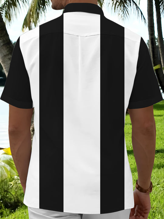 men's short sleeve shirt side view