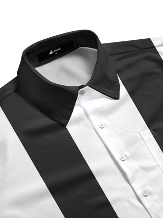 men's printed short sleeve flat lay shirt