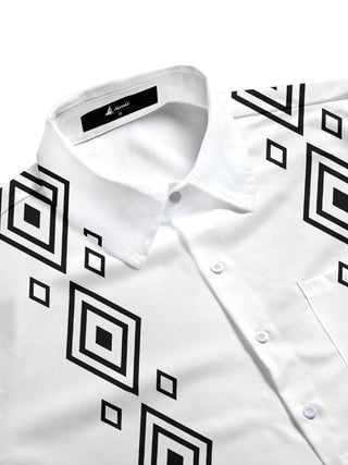 men's short sleeve shirt side view