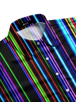 men's short sleeve shirt side view
