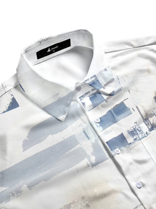 men's short sleeve shirt side view