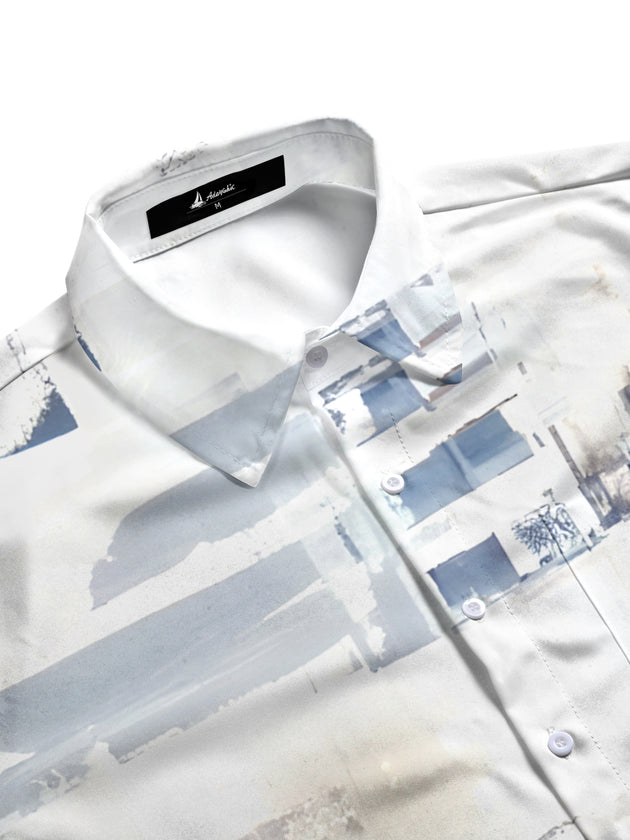 men's short sleeve shirt side view
