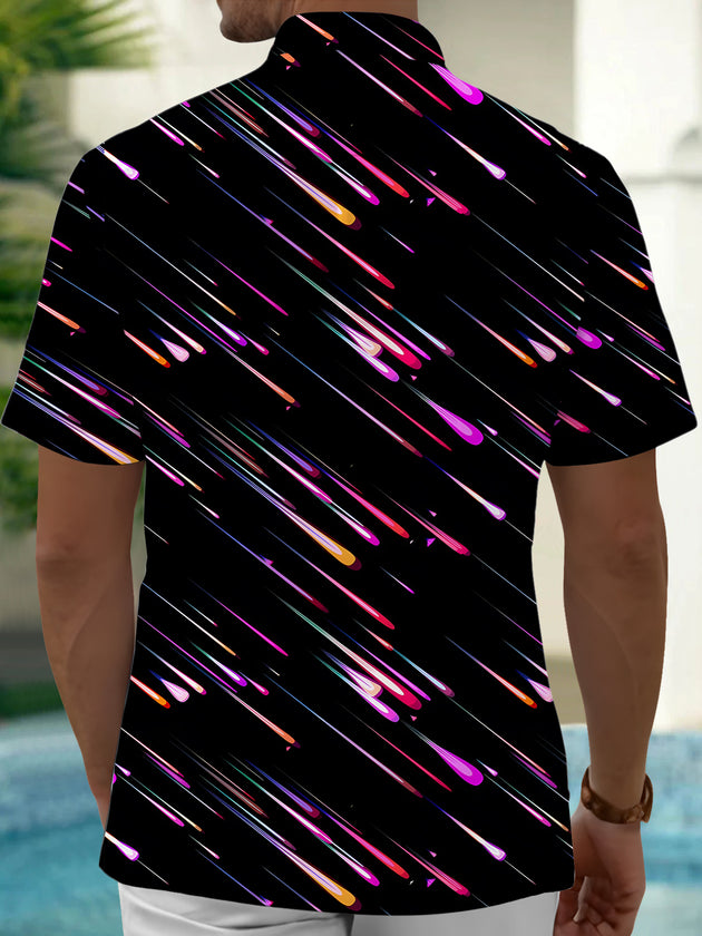 men's short sleeve shirt side view