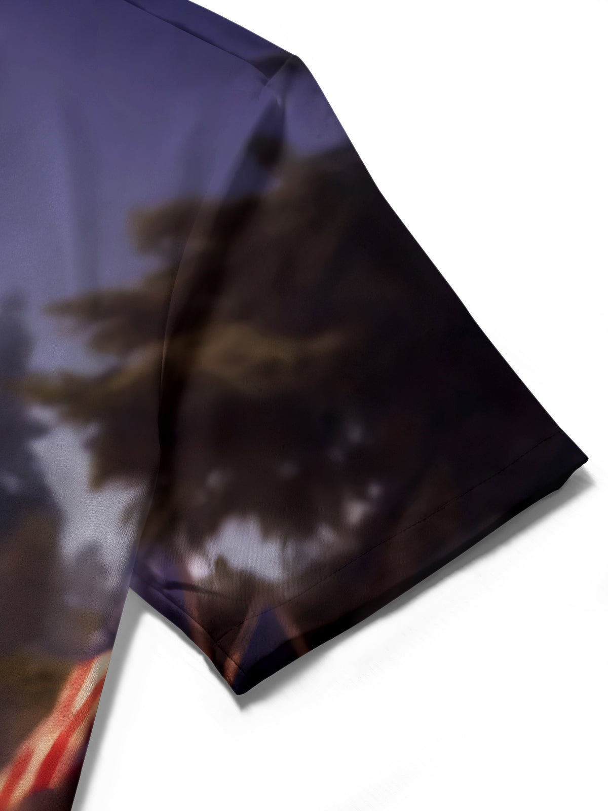 Bigfoot Independence Day American Flag Print Men's Pocket Short Sleeve Shirts