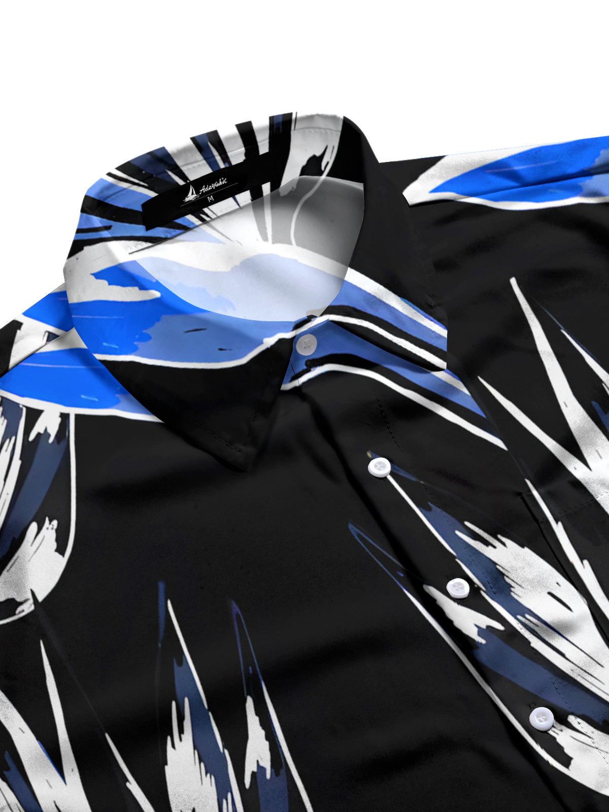 Floral Men's Pocket Short Sleeve Shirts