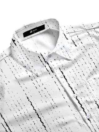 men's short sleeve shirt side view