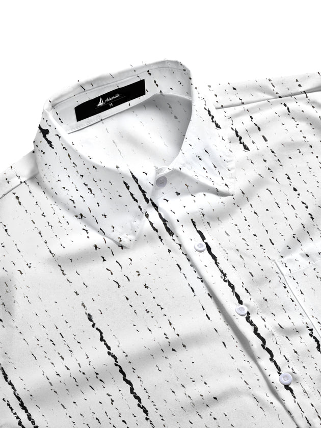 men's short sleeve shirt side view
