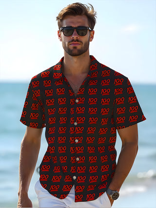 men's shirt front view