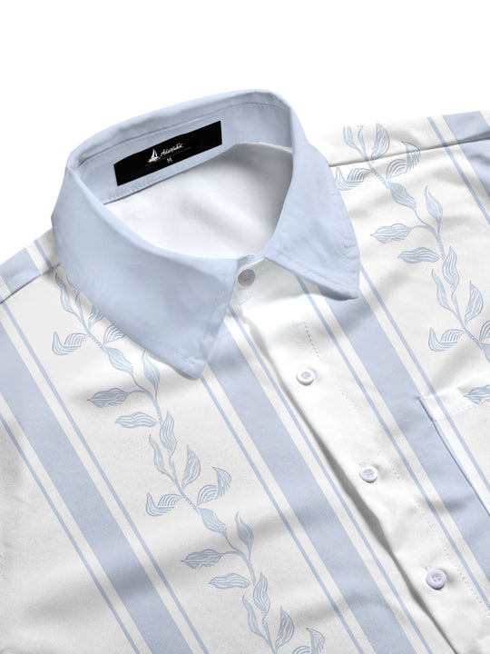 men's short sleeve shirt side view
