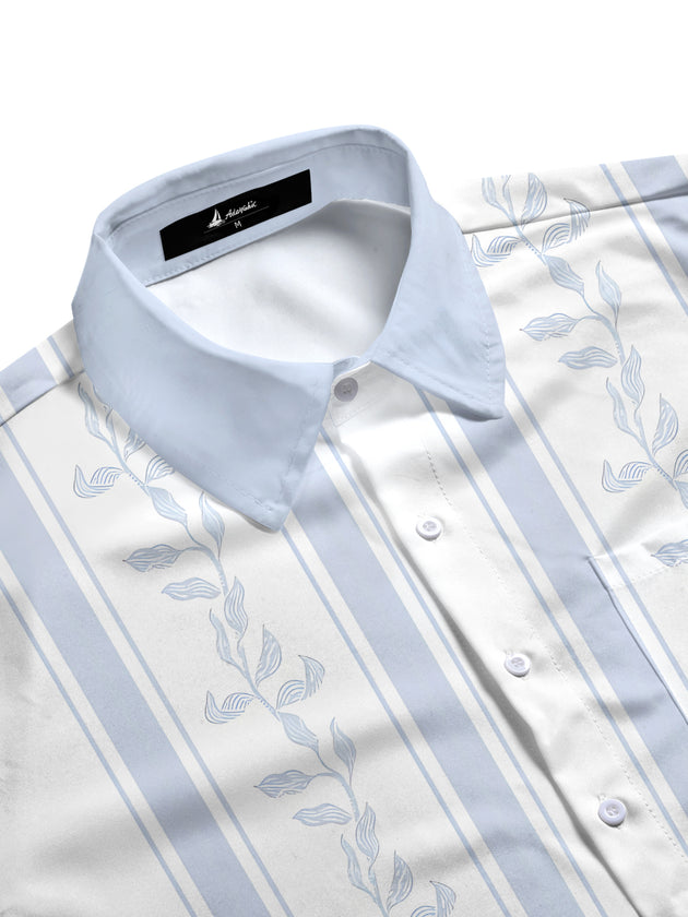 men's short sleeve shirt side view