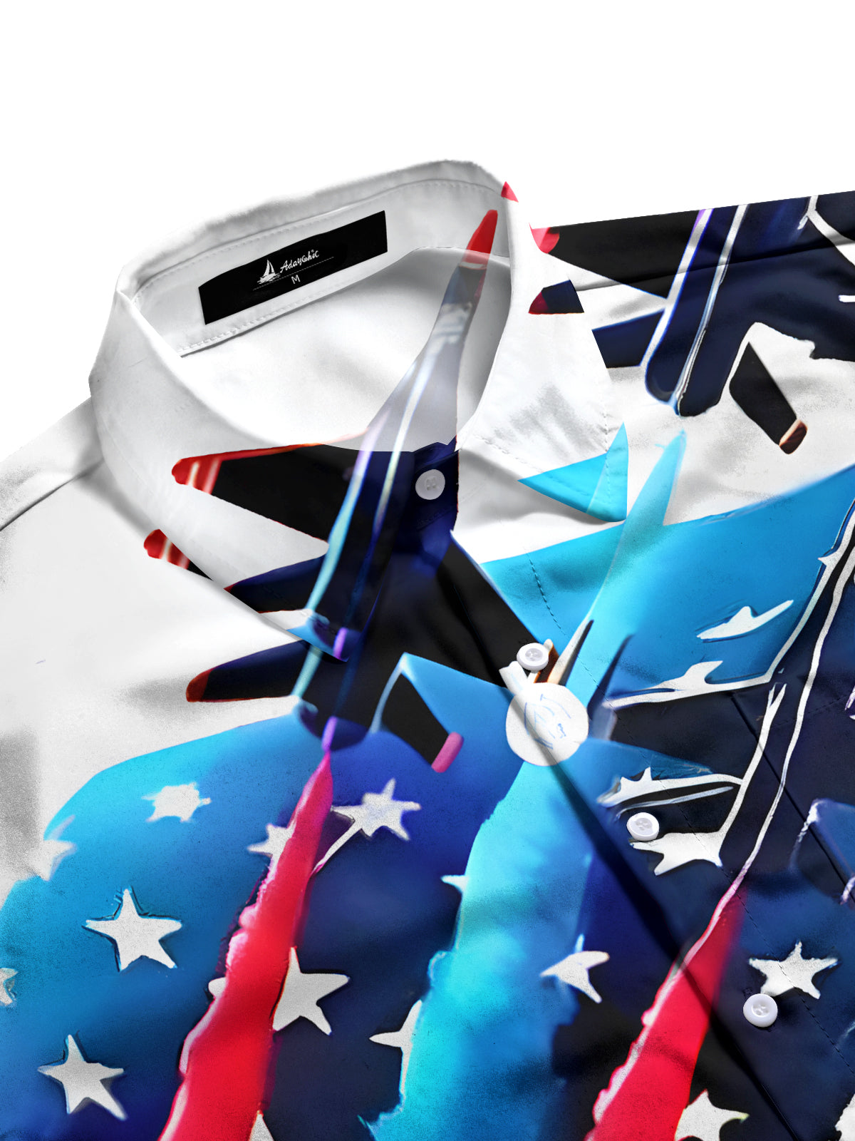 Airplane Men's Pocket Short Sleeve Shirts