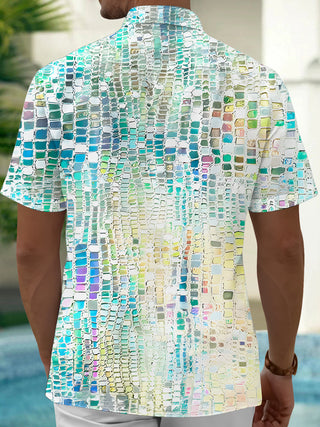 men's pocket shirt back view