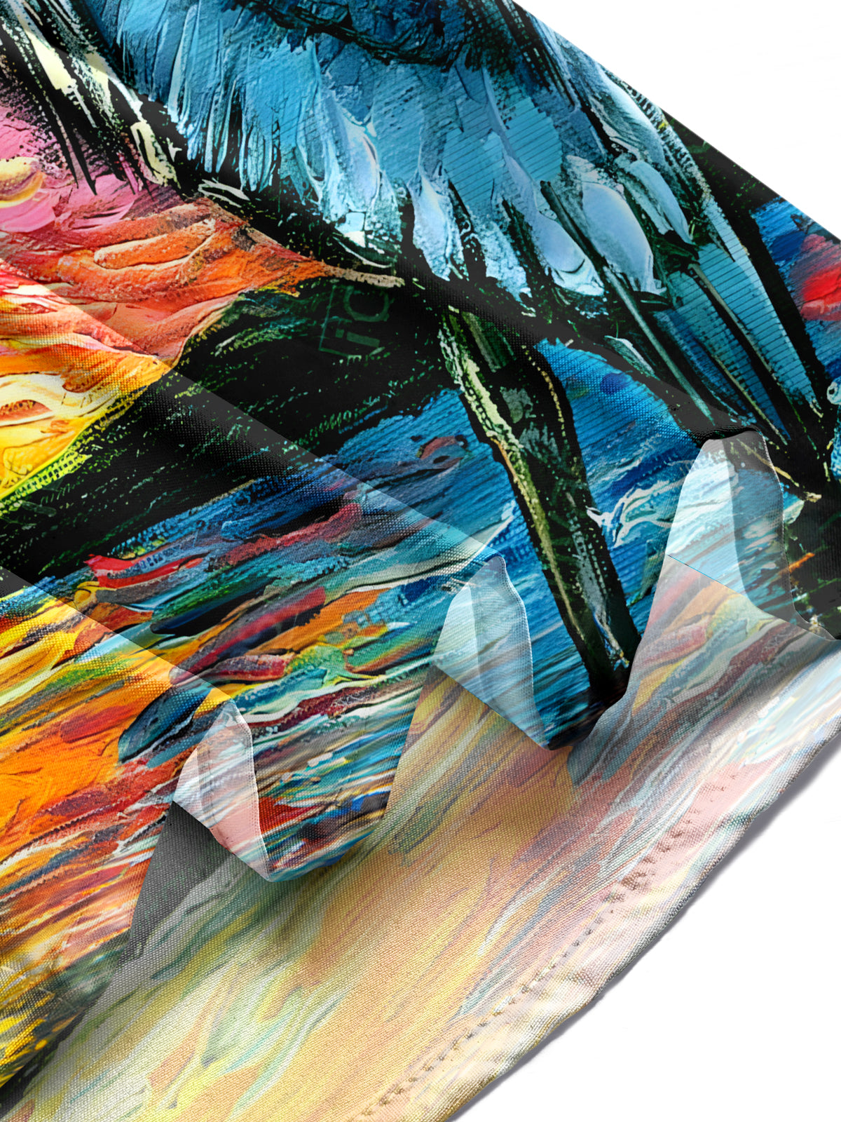 Art Print Men's Pocket Short Sleeve Shirts