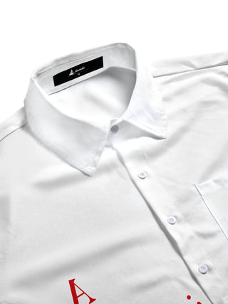 men's short sleeve shirt side view