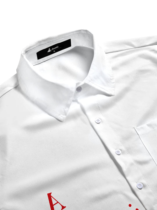 men's short sleeve shirt side view